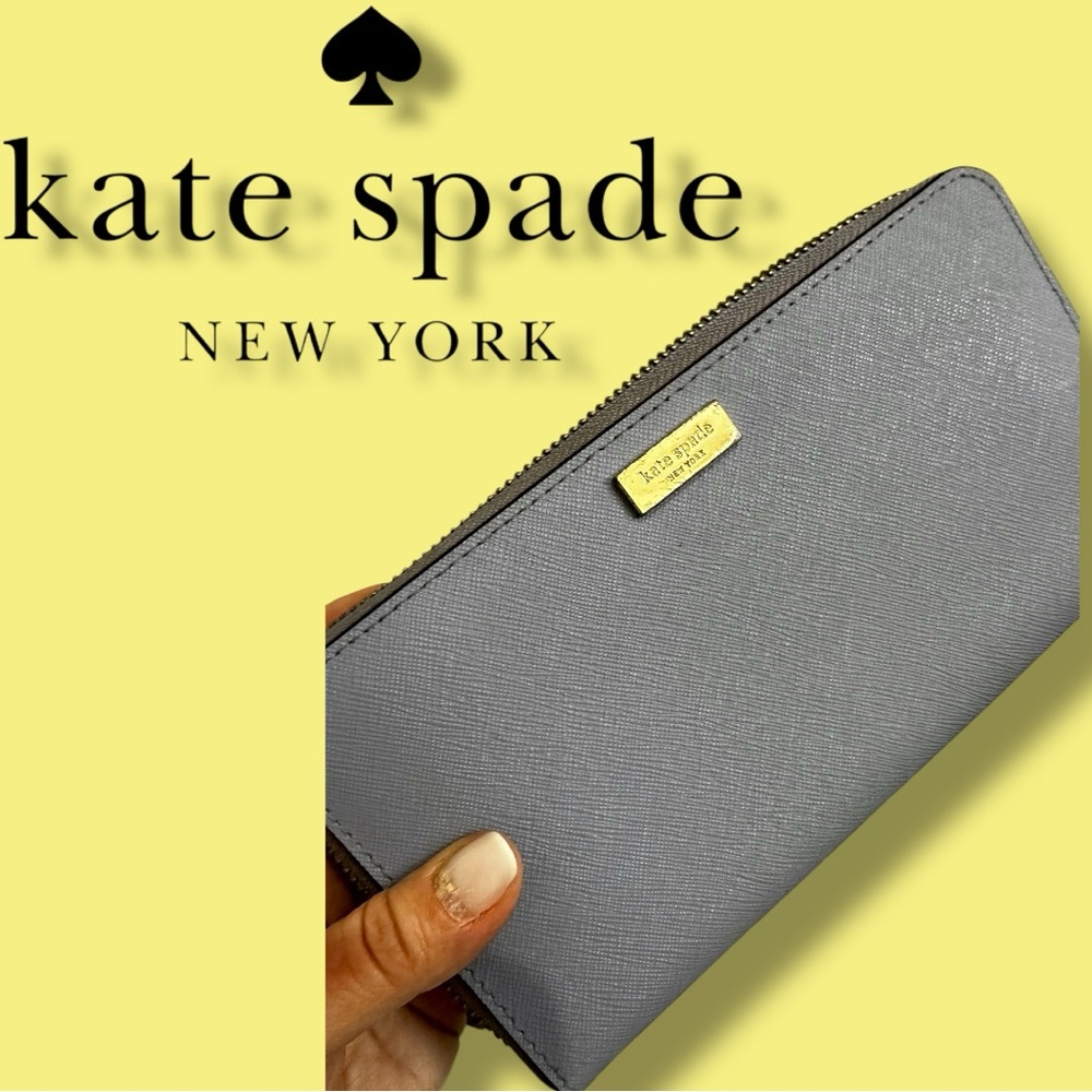 Kate Spade ♠️  blue purple  Wallet EUC